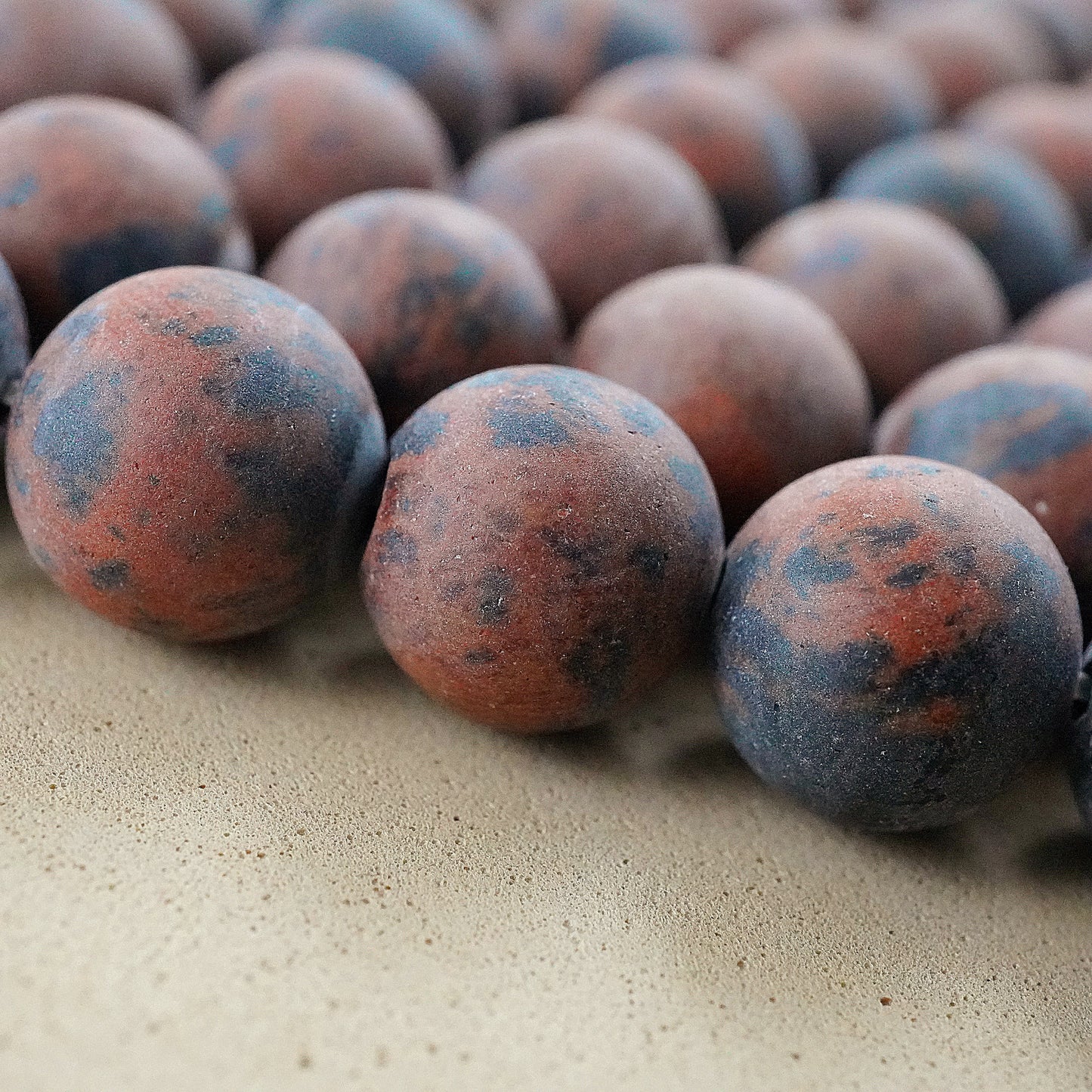Mahogany Obsidian (Round)(Matte)(4mm)(6mm)(8mm)(10mm)(12mm)(16"Strand)