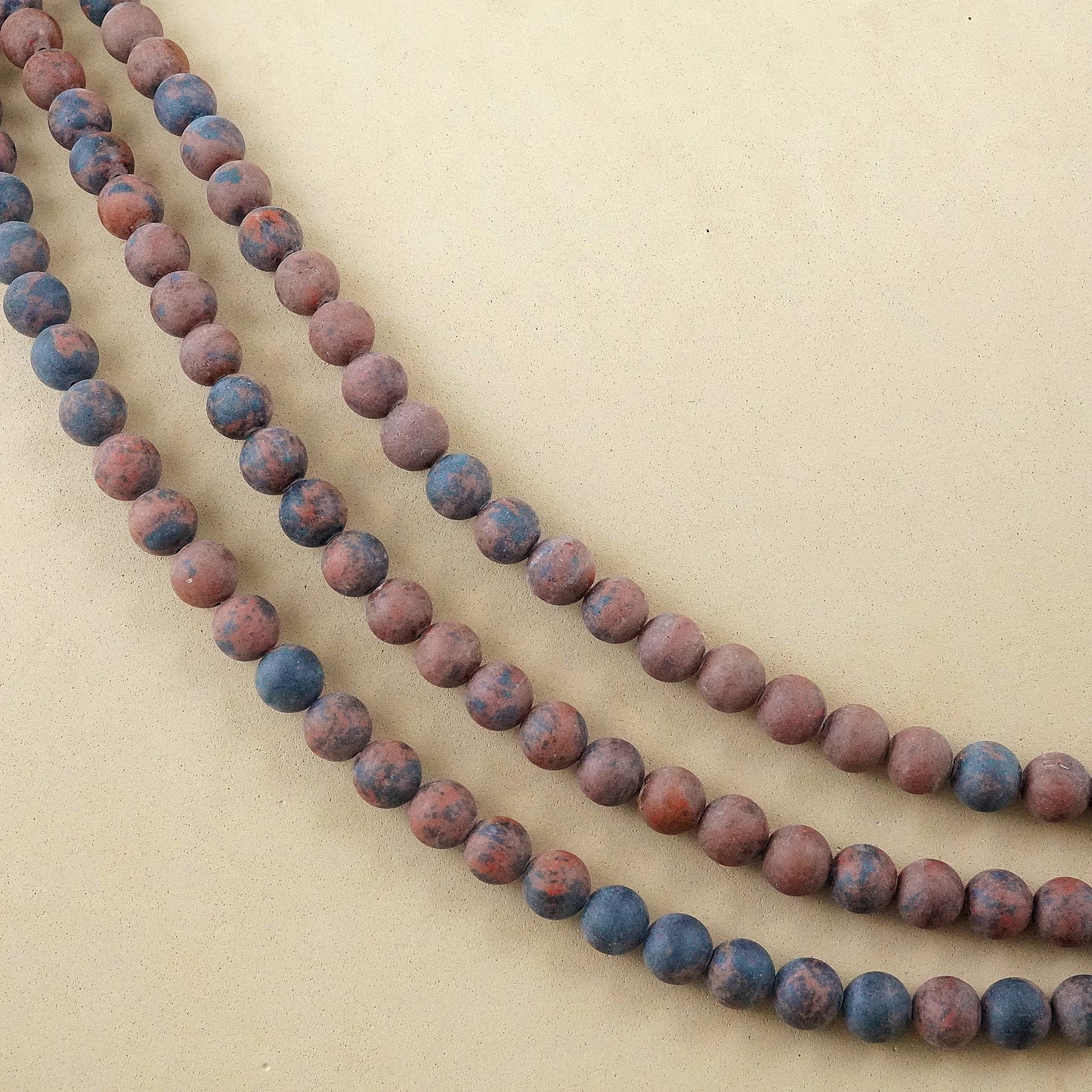 Mahogany Obsidian (Round)(Matte)(4mm)(6mm)(8mm)(10mm)(12mm)(16"Strand)