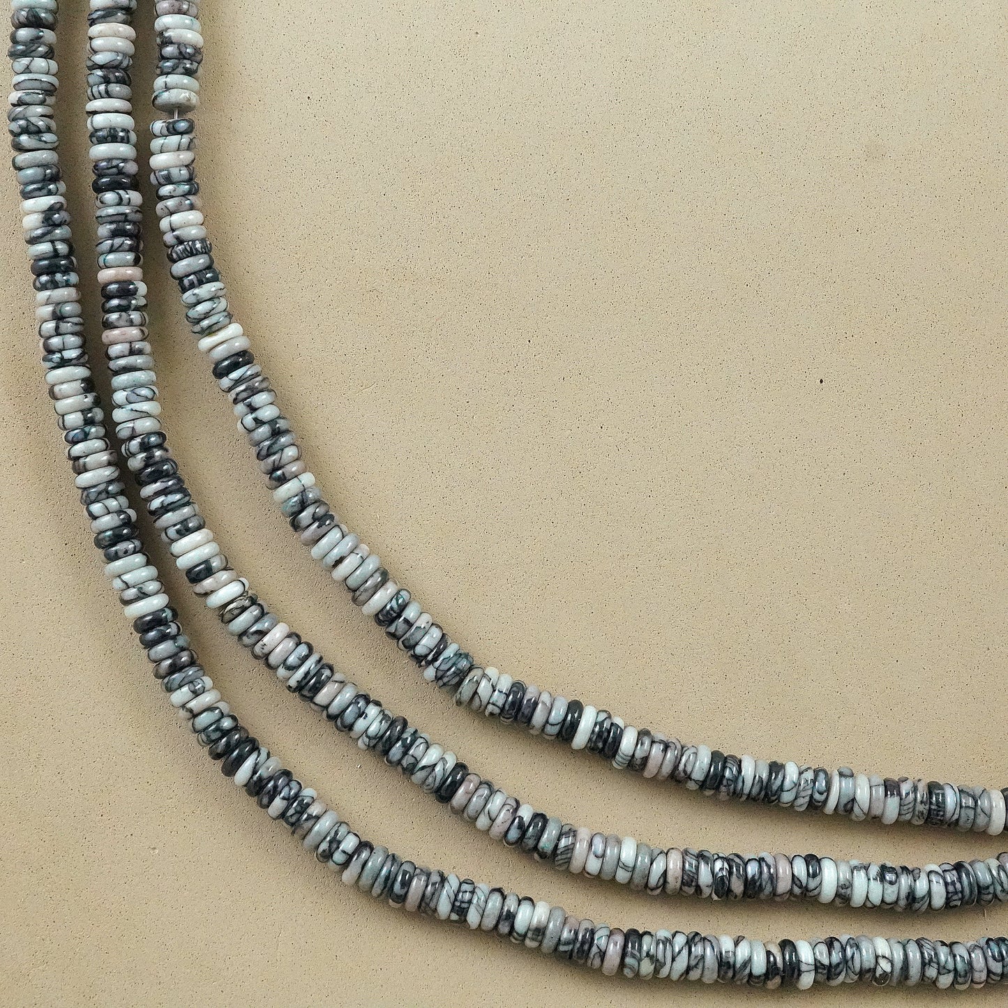 Spider Web Jasper (Rondelle)(Smooth)(6mmx2mm)(15.5"Strand)