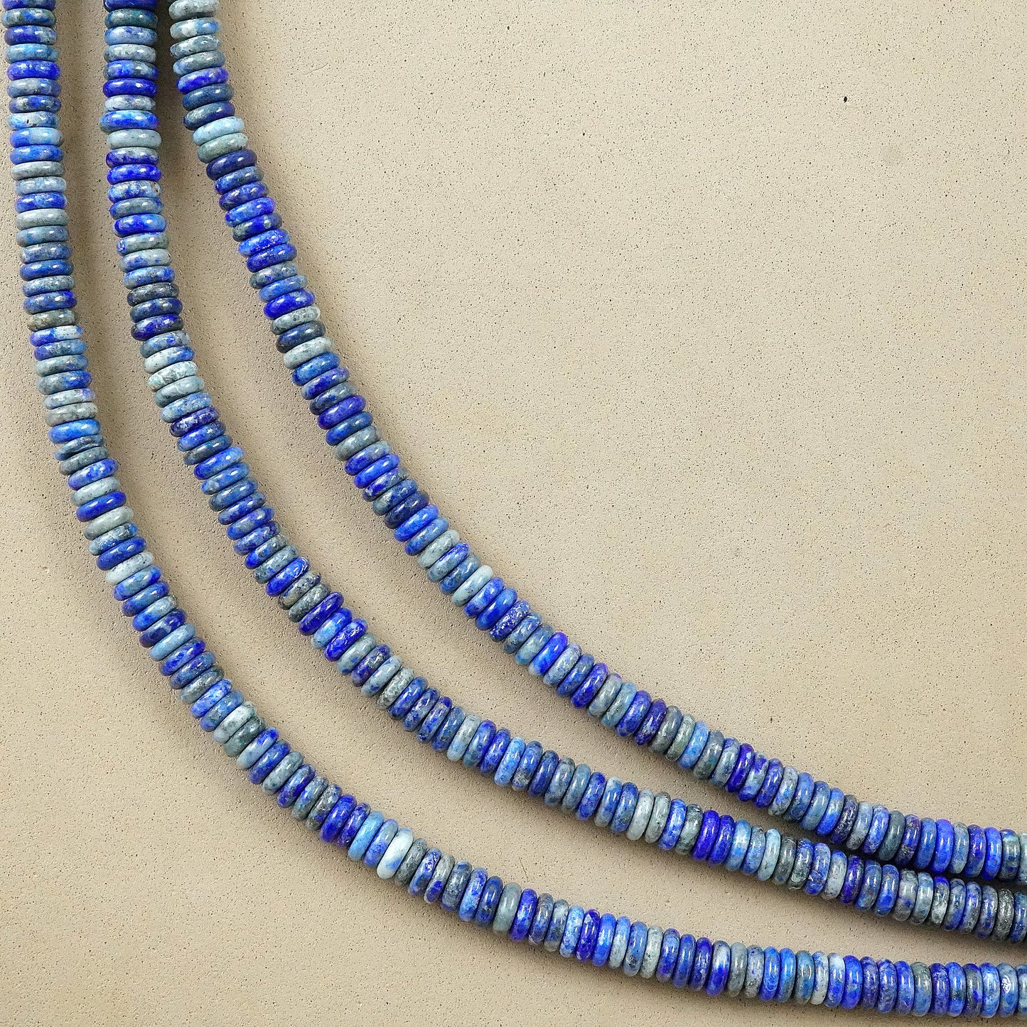 Lapis Lazuli (Rondelle)(Smooth)(6mmx2mm)(15.5"Strand)