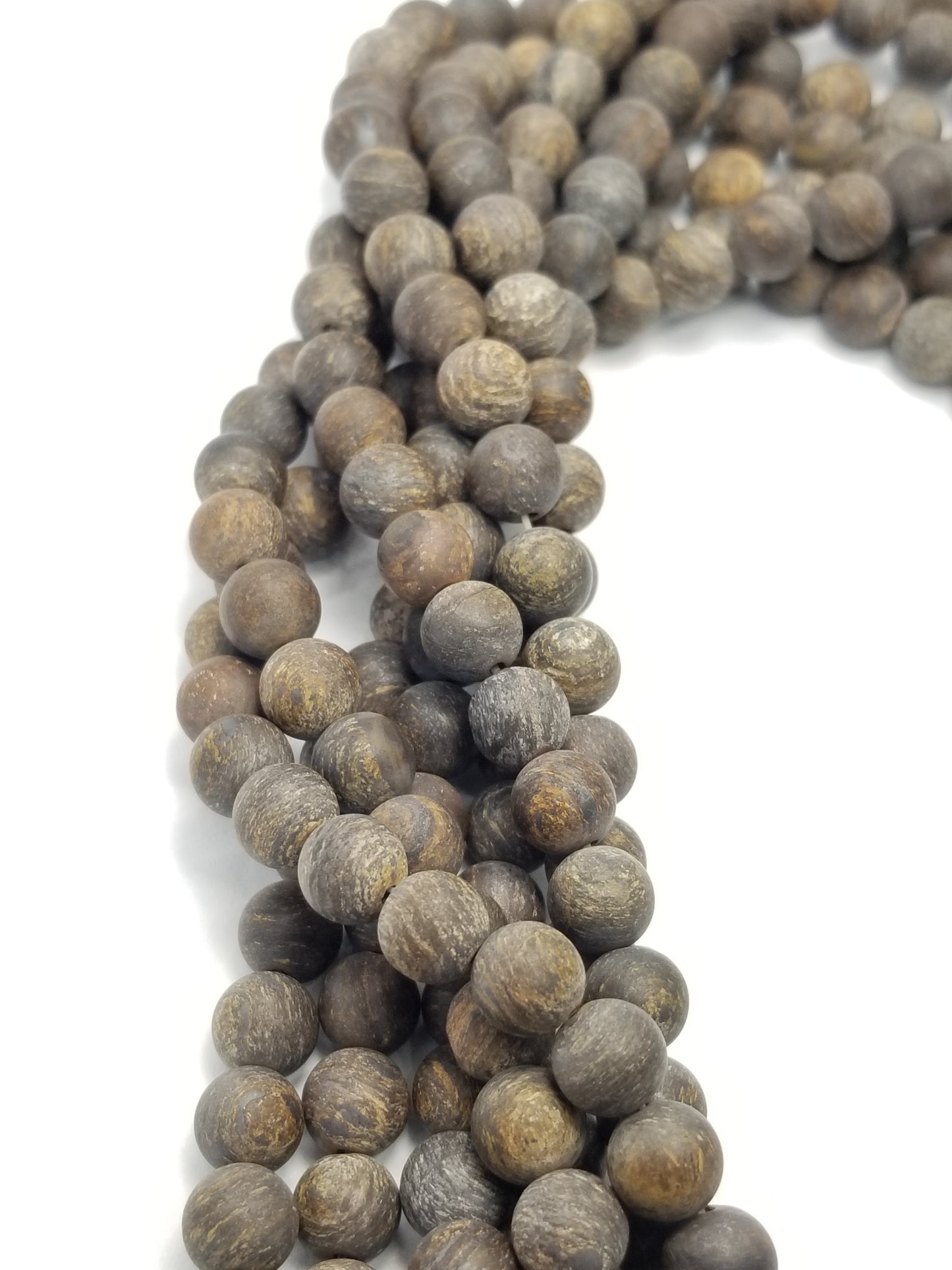 Bronzite (Round)(Matte)(16"Strand)