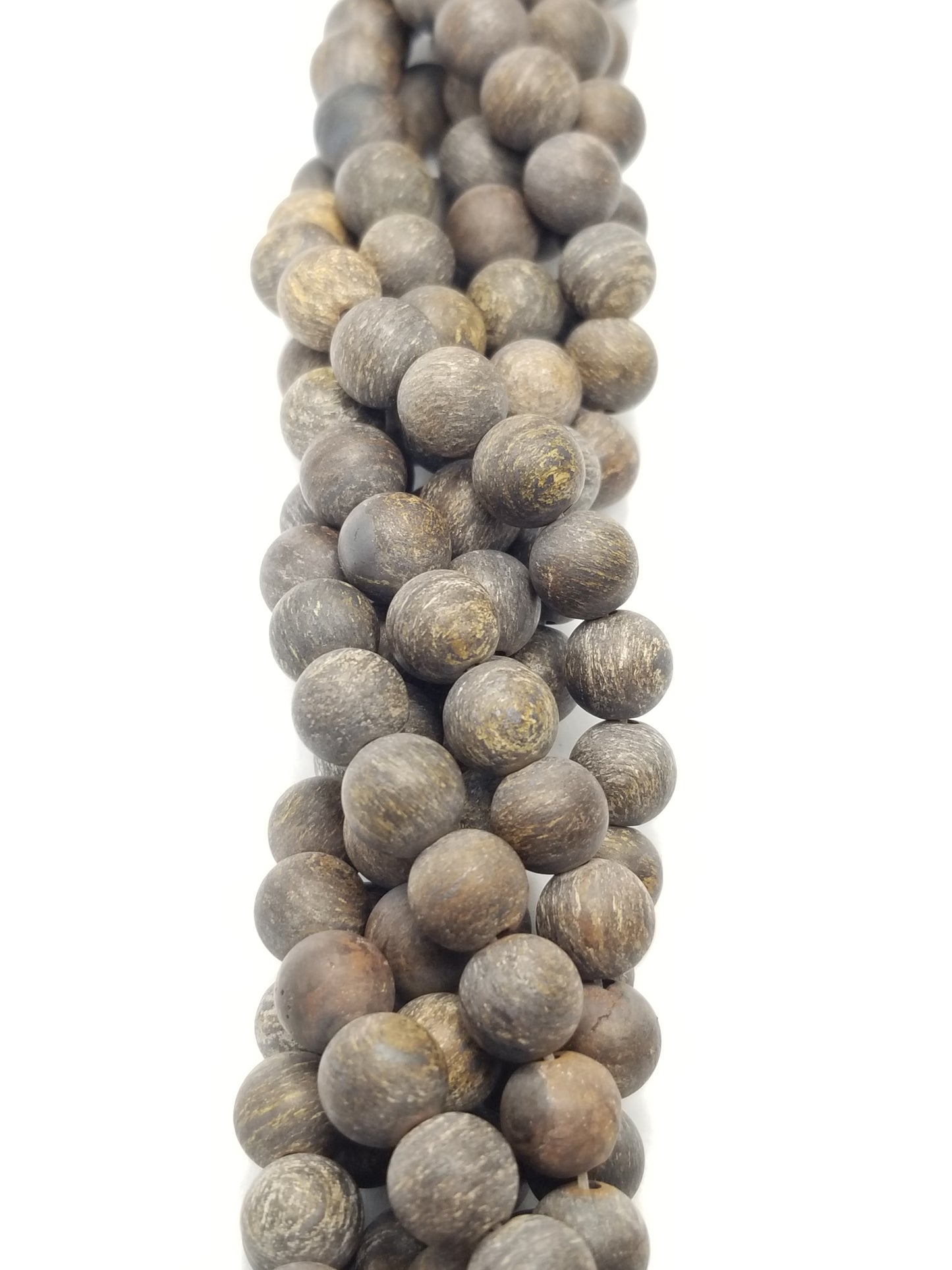 Bronzite (Round)(Matte)(16"Strand)