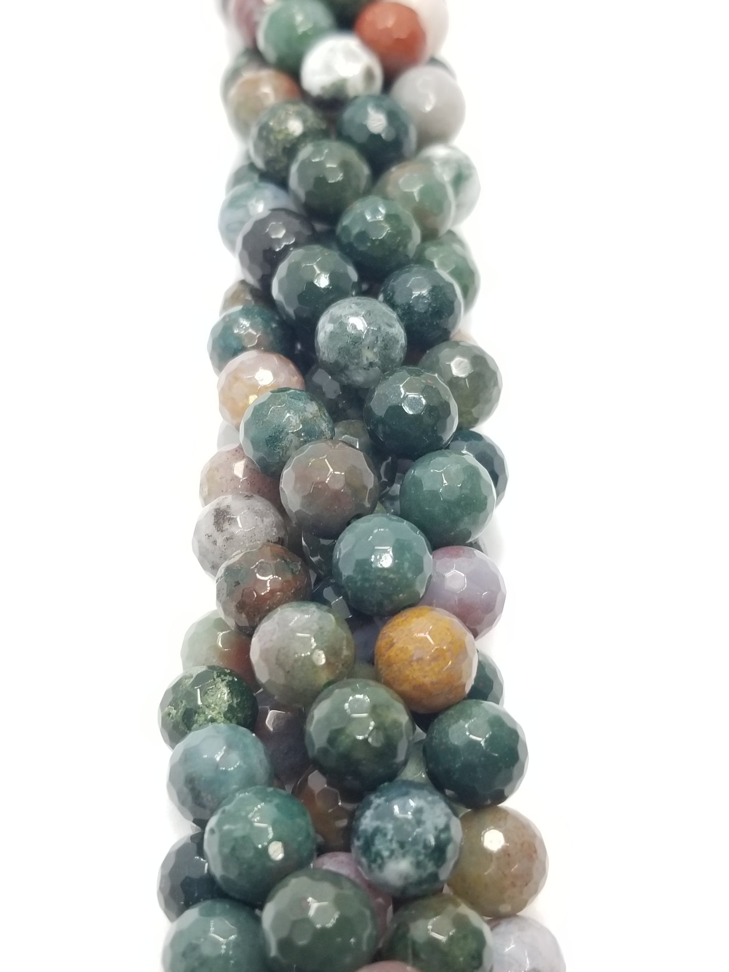 Fancy Jasper (Round)(Faceted)(16"Strand)