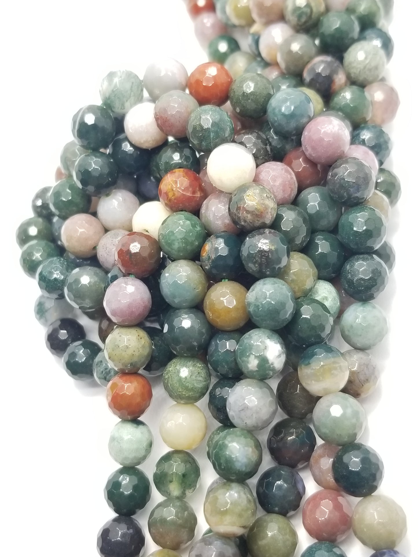 Fancy Jasper (Round)(Faceted)(16"Strand)