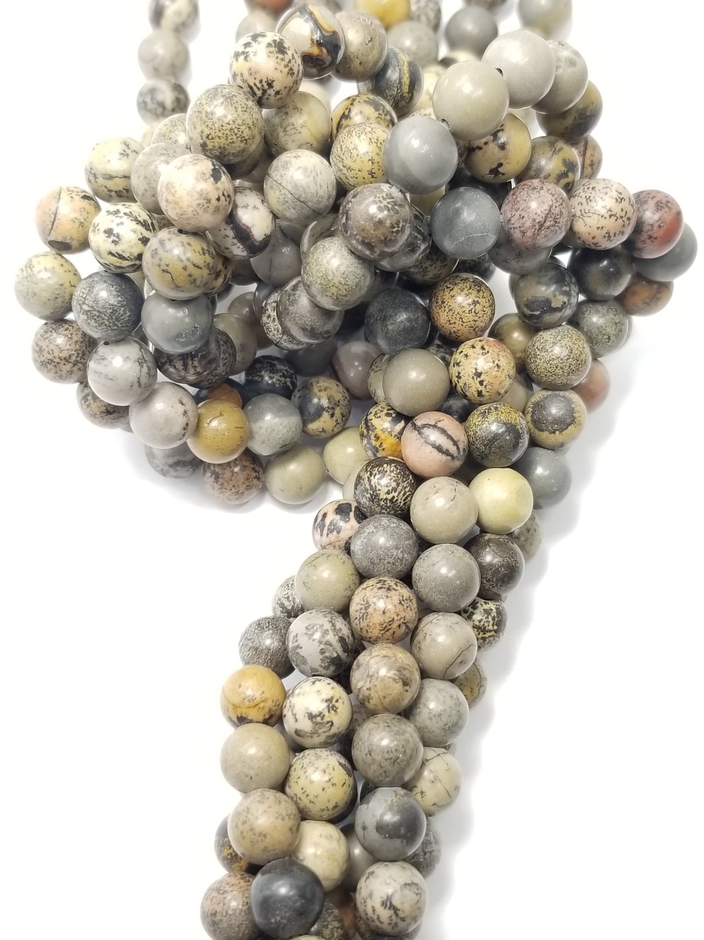 Artistic Jasper (Round)(Smooth)(16"Strand)