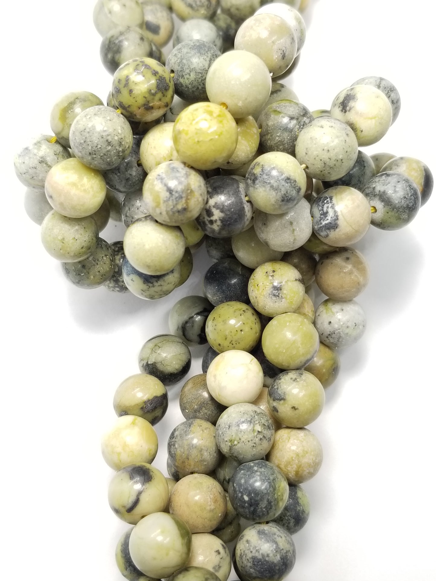 Yellow Turquoise (Round)(Smooth)(16"Strand)