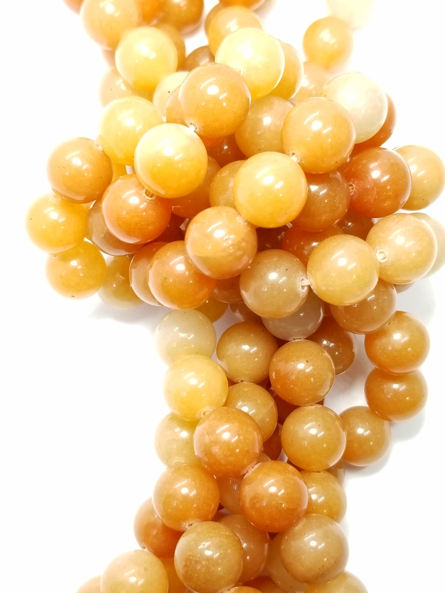 Red Aventurine (Round)(Smooth)(16"Strand)