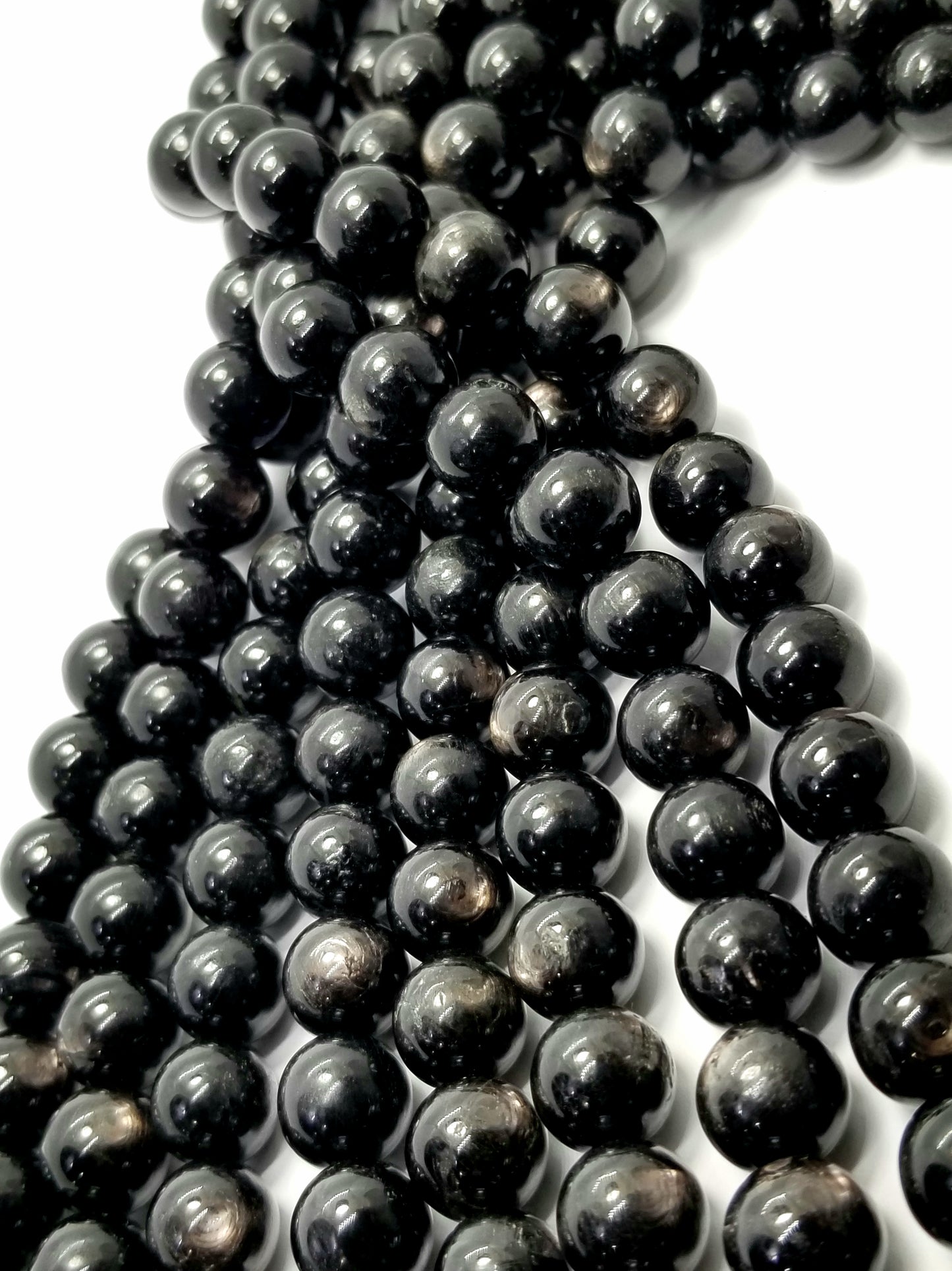 Hypersthene (Round)(Smooth)(16"Strand)
