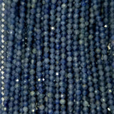 Sapphire (Round)(Micro)(Faceted)(3mm)(15.5"Strand)