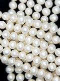 Potato Pearls (Fresh Water)(Cream)(9-12mm)(16"Strand)