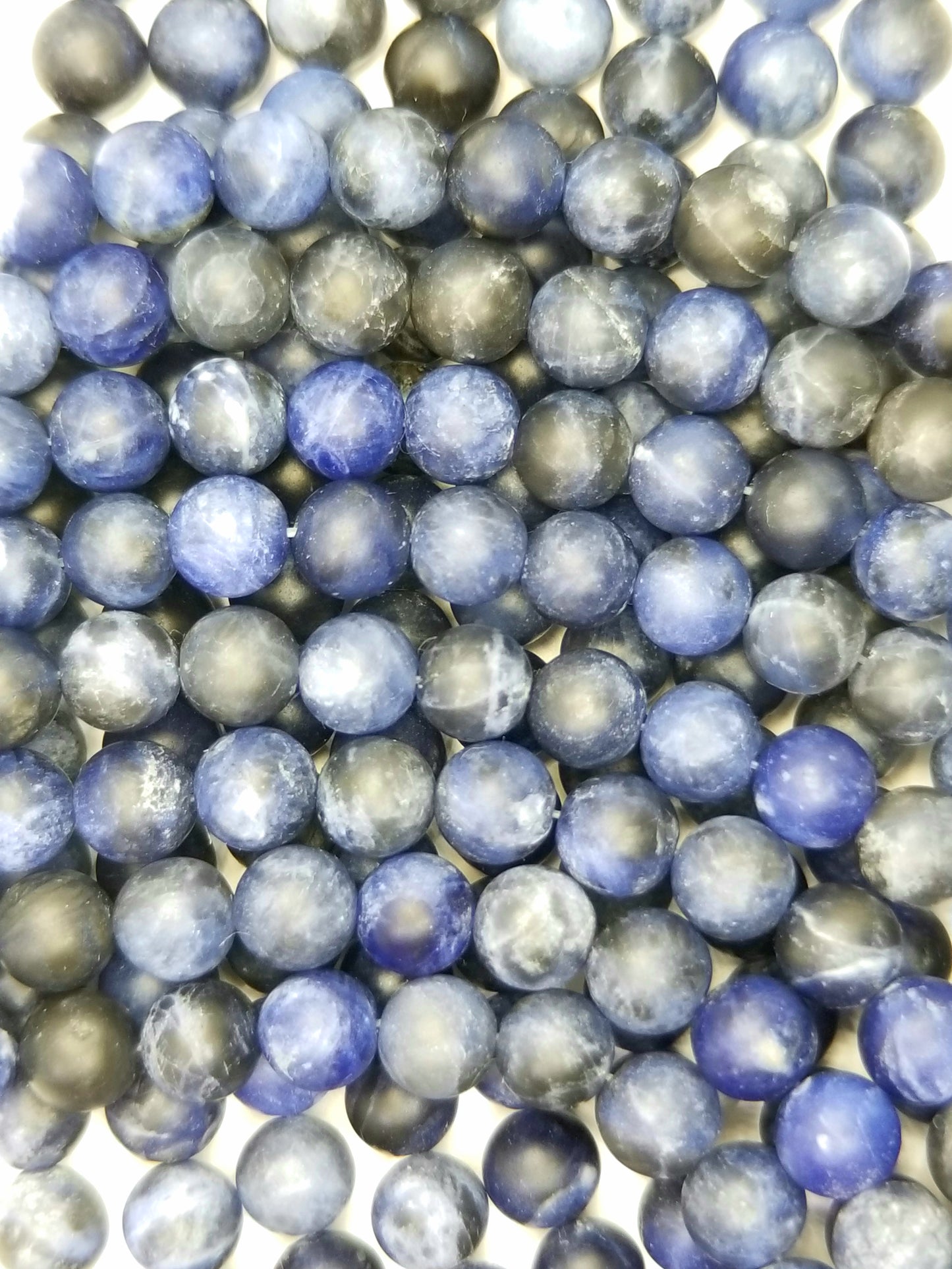 Sodalite (Round)(Matte)(16"Strand)
