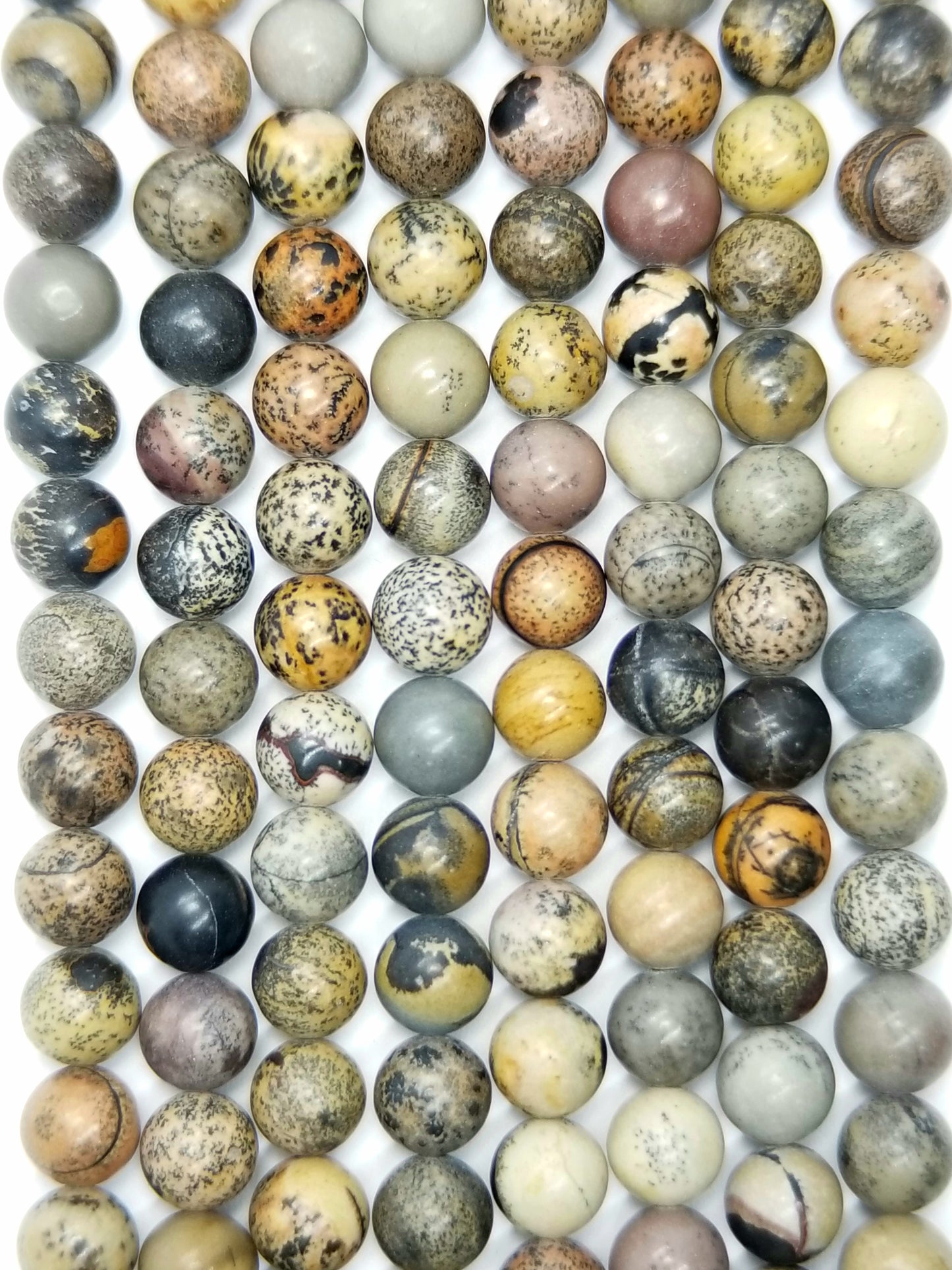 Artistic Jasper (Round)(Smooth)(16"Strand)