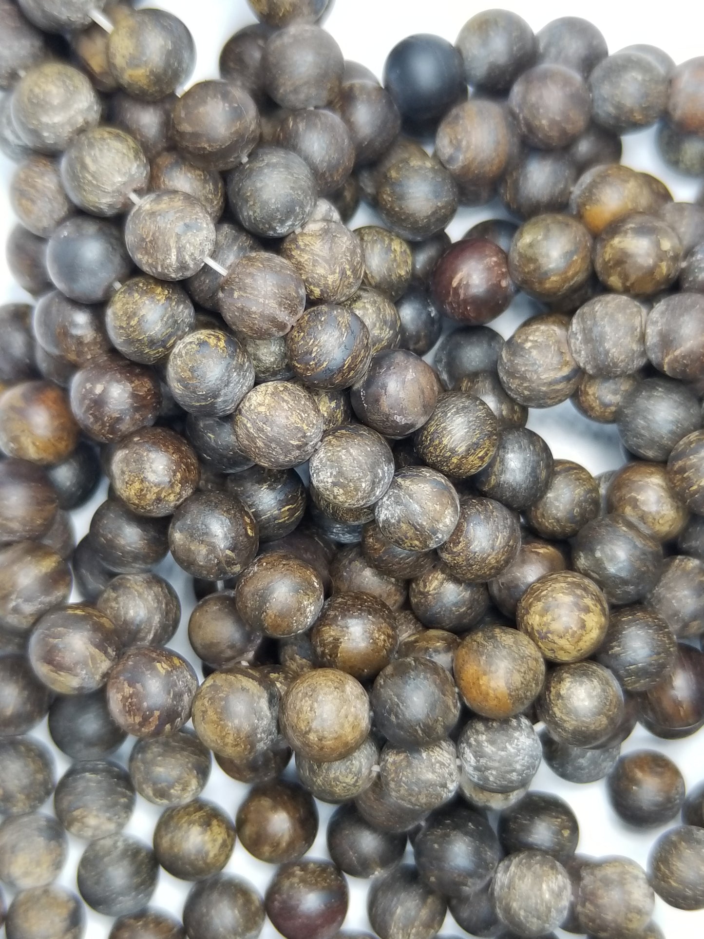 Bronzite (Round)(Matte)(16"Strand)