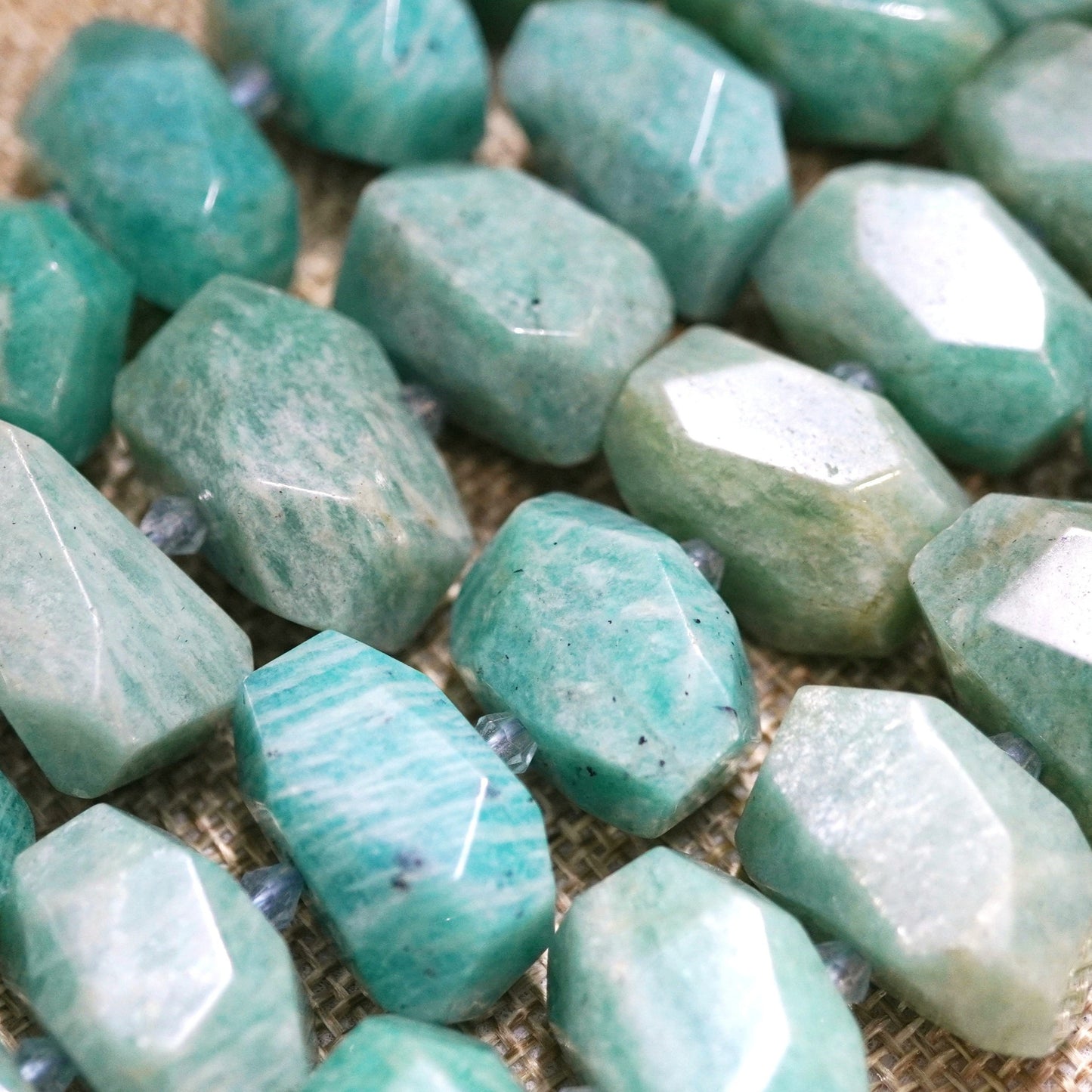 Amazonite (Free Form)(Nuggets)(16"Strand)