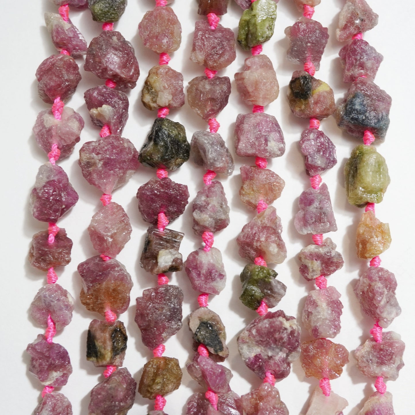 Pink Tourmaline (Free Form) (16"Strand)