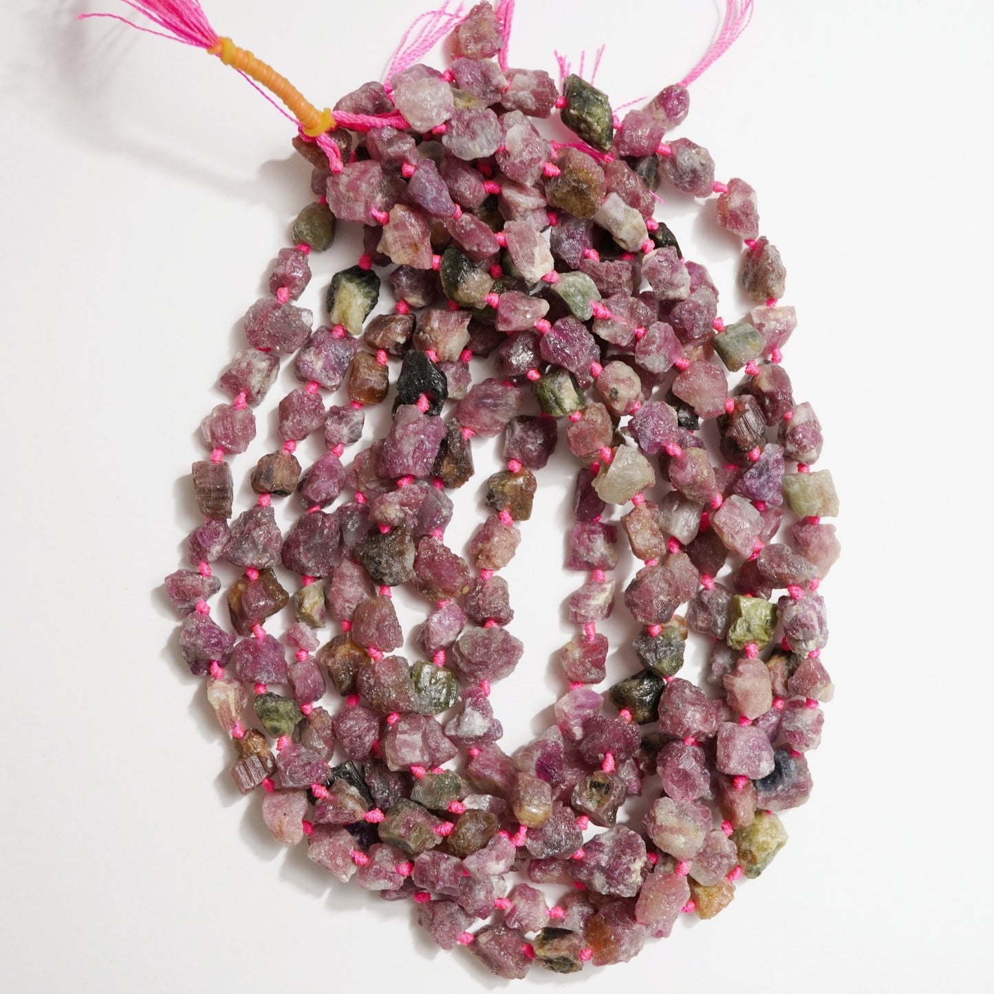 Pink Tourmaline (Free Form) (16"Strand)