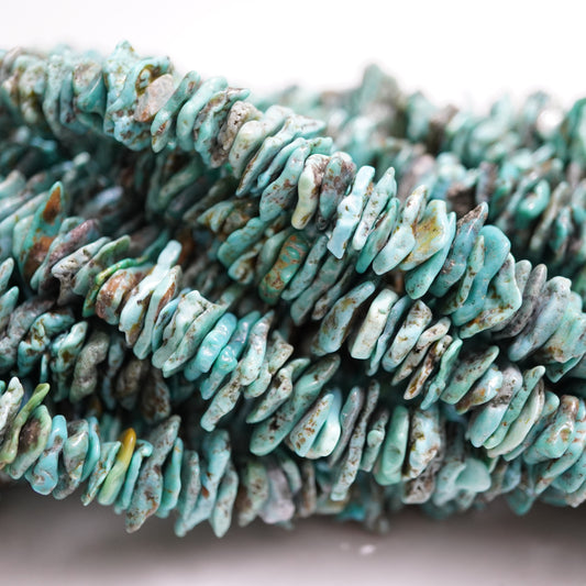 Turquoise (Chips)(Free Form)(16"Strand)