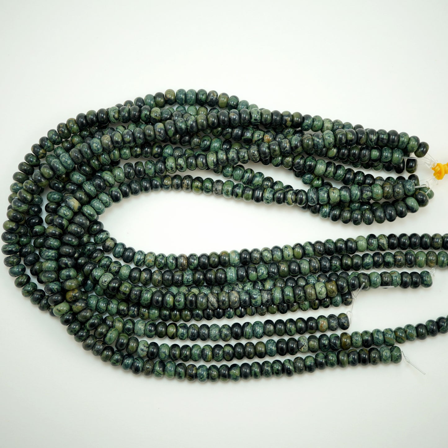 Kambaba Jasper (Rondelle)(Smooth)(10mm)(16"Strand)