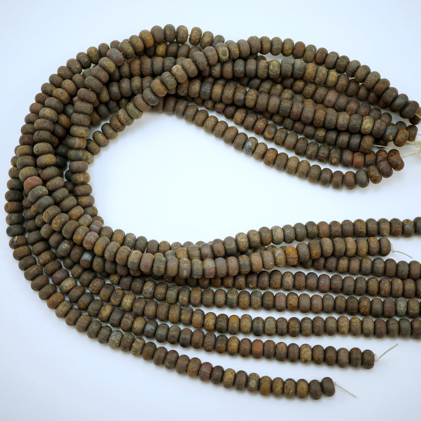 Bronzite (Rondelle)(Matte)(6mm)(8mm)(10mm)(16"Strand)