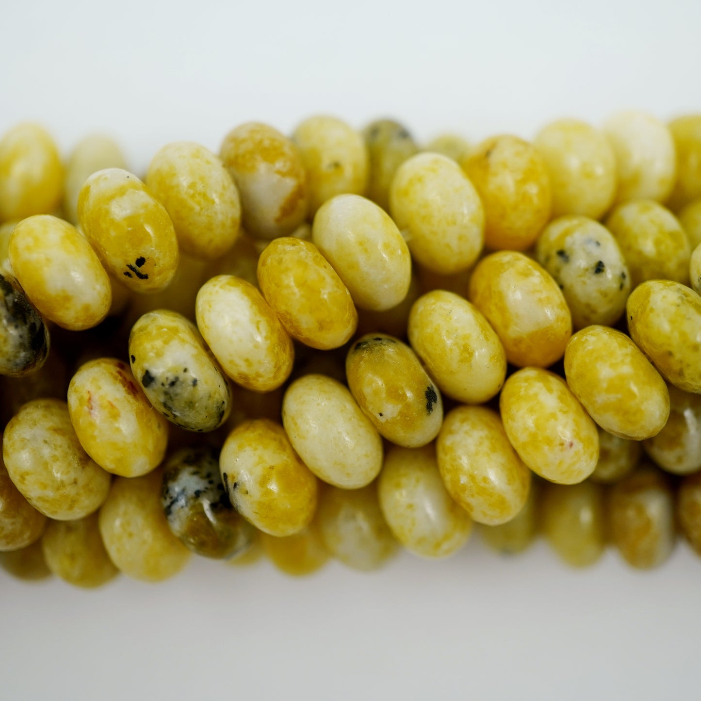 Serpentine (Rondelle)(Smooth)(6mm)(8mm)(10mm)(16"Strand)