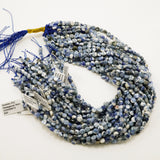 Sodalite (Coin)(Micro)(Faceted)(6×4mm)(15"Strand)