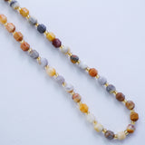 Crazy Lace Agate (Barrel)(Faceted)(6x5mm)(16"Strand)