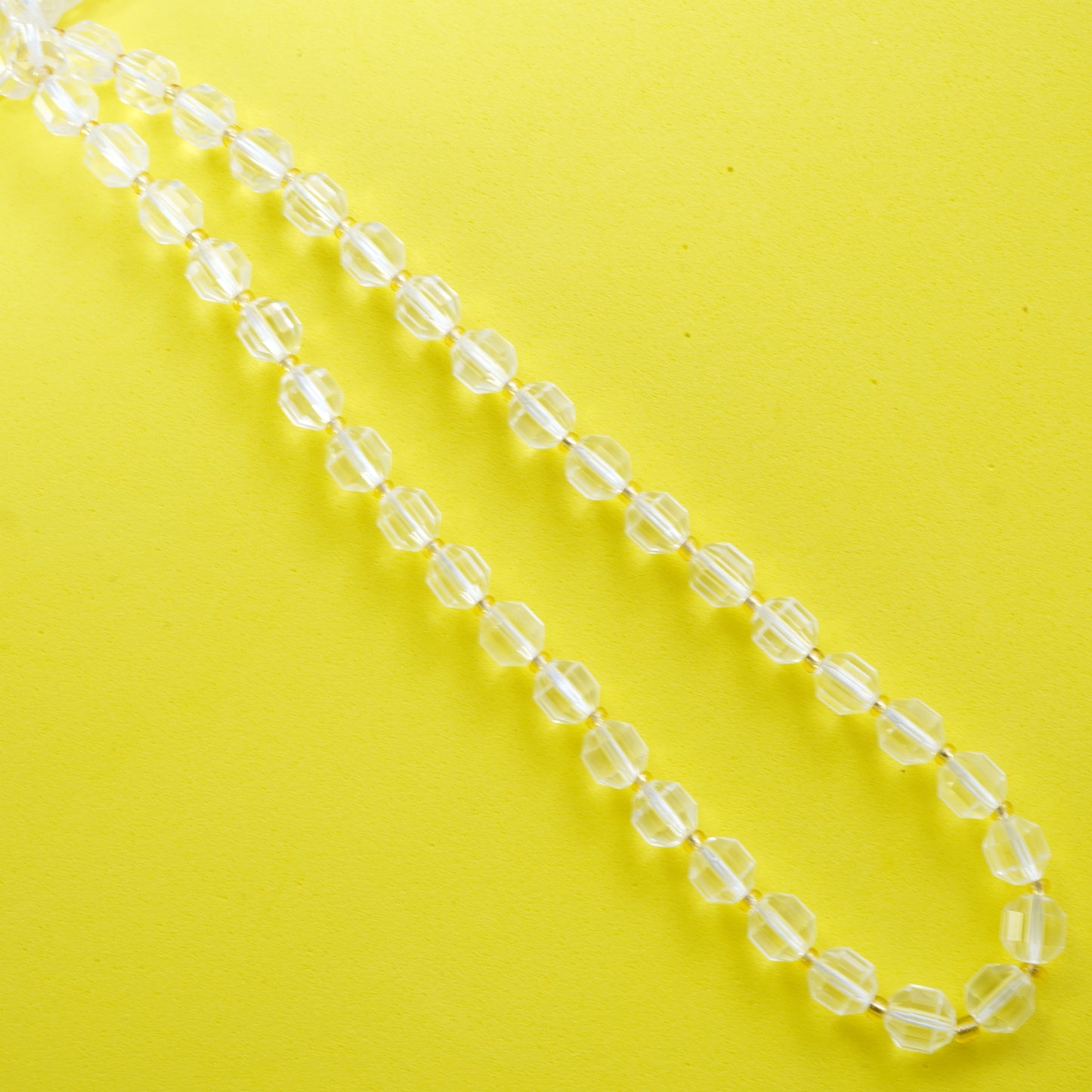 Quartz (Barrel)(Faceted)(8x7mm)(16"Strand)
