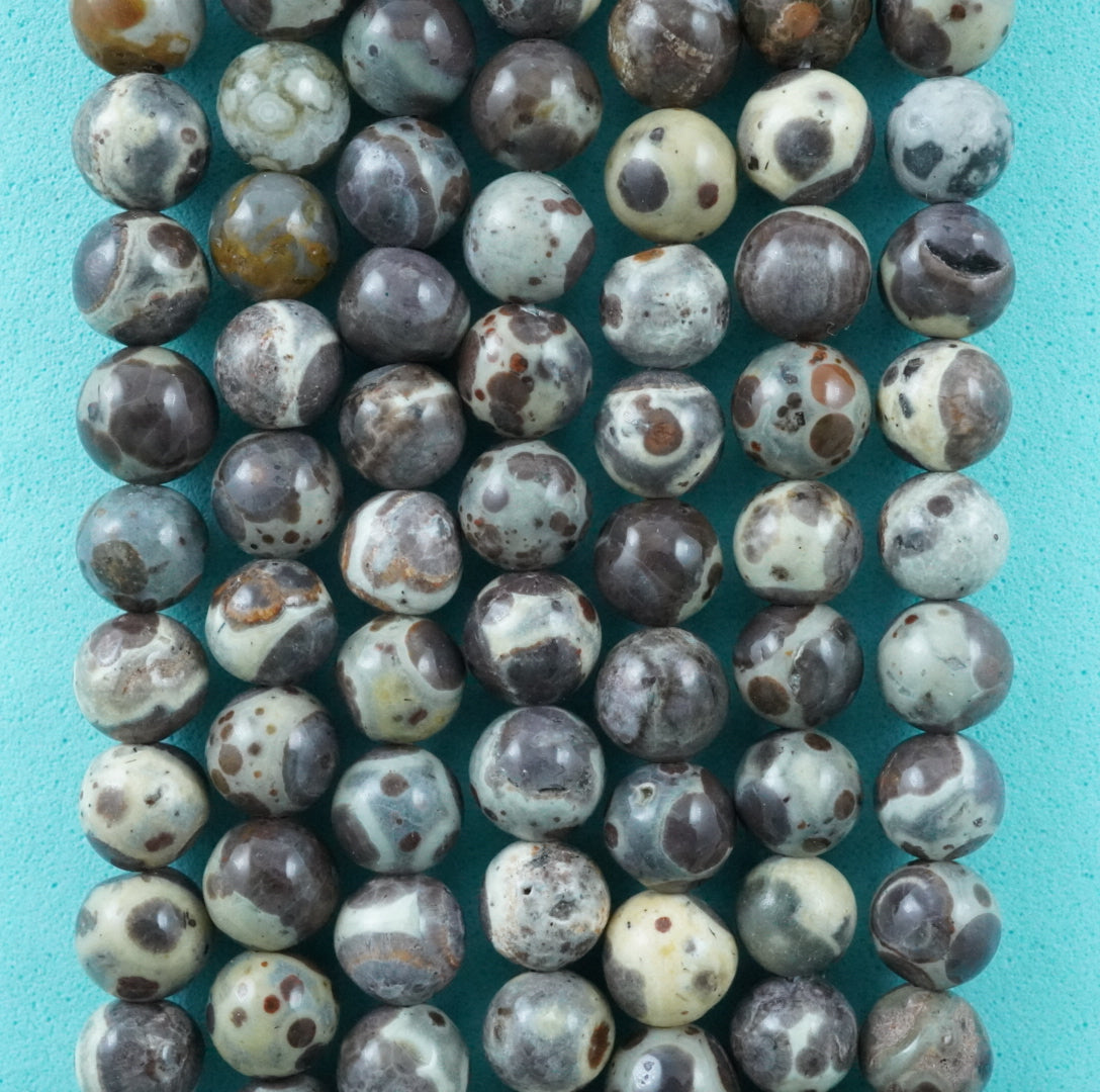Asteroid Jasper (Round)(Smooth)(6mm)(16"Strand)
