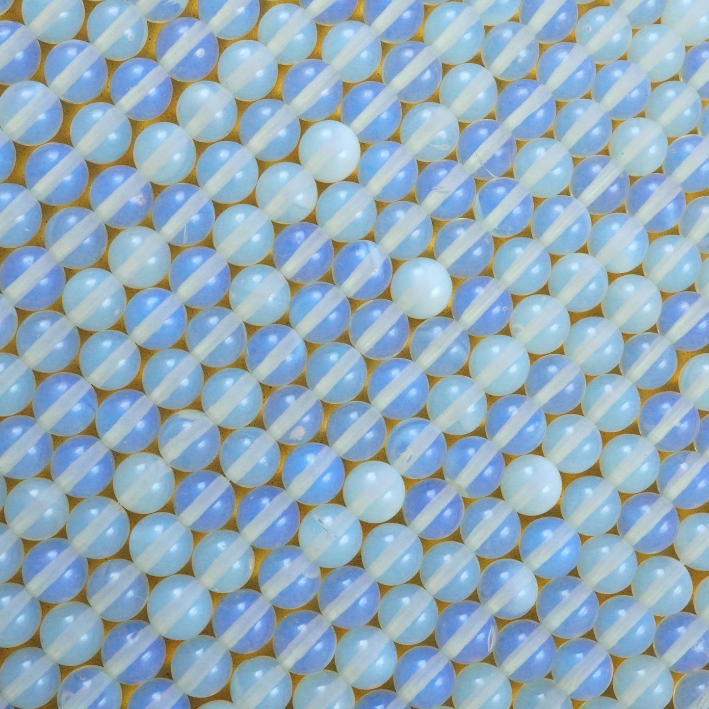 Opalite (Round)(Smooth)(4mm)(6mm)(8mm)(10mm)(12mm)(16"Strand)