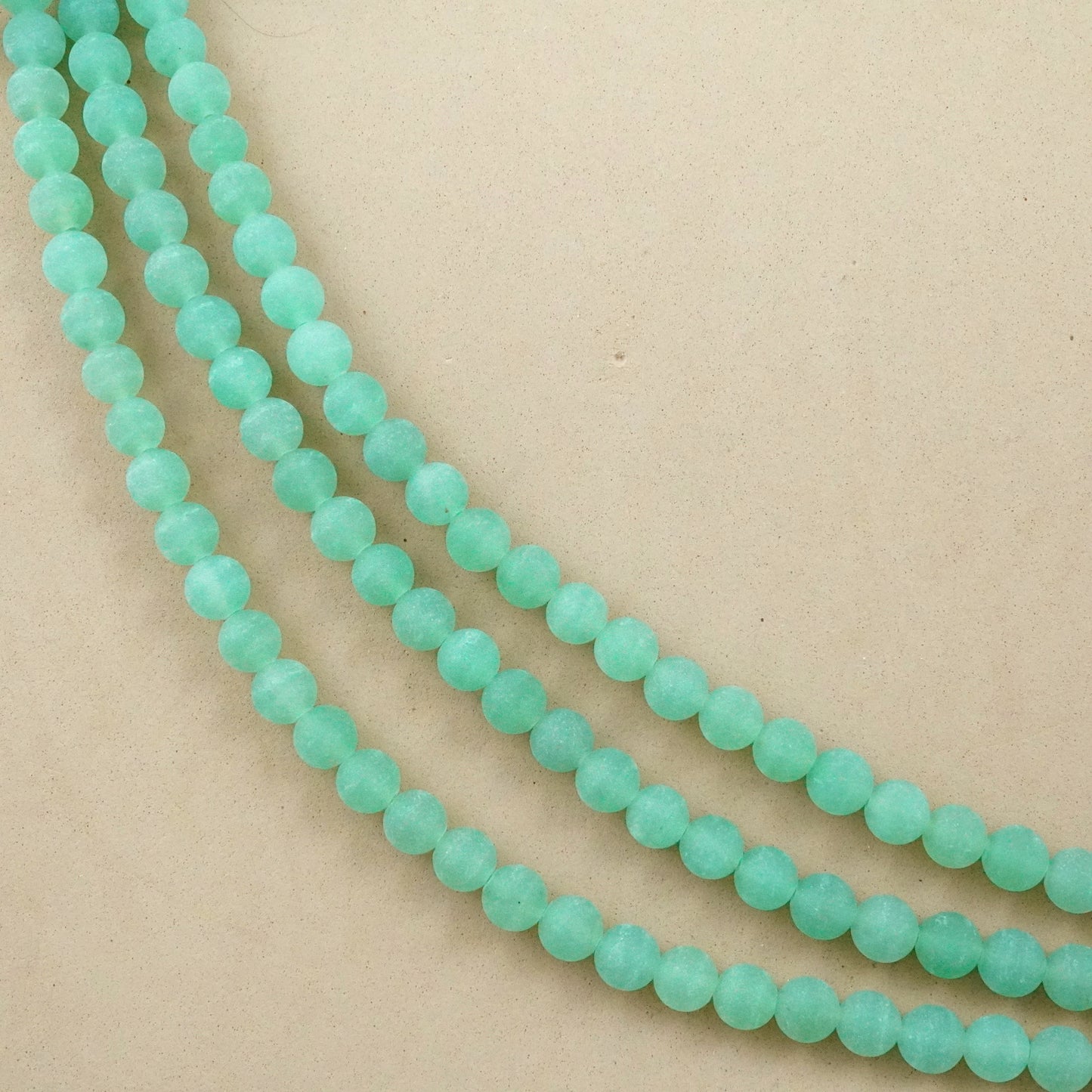 Green Aventurine (Round)(Matte)(4mm)(6mm)(8mm)(10mm)(12mm)(16"Strand)