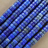 Lapis Lazuli (Heishe)(Smooth)(4mm)(15"Strand)