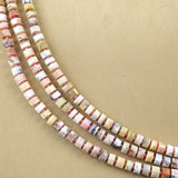 Pink Opal (Heishe)(Faceted)(10mm)(16"Strand)