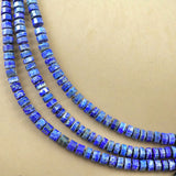 Lapis Lazuli (Heishe)(Faceted)(11mm)(16"Strand)