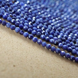 Sapphire (Round)(Micro)(Faceted)(2mm)(15"Strand)