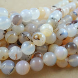 Montana Agate (Round)(Smooth)(4mm)(6mm)(8mm)(10mm)(12mm)(16"Strand)