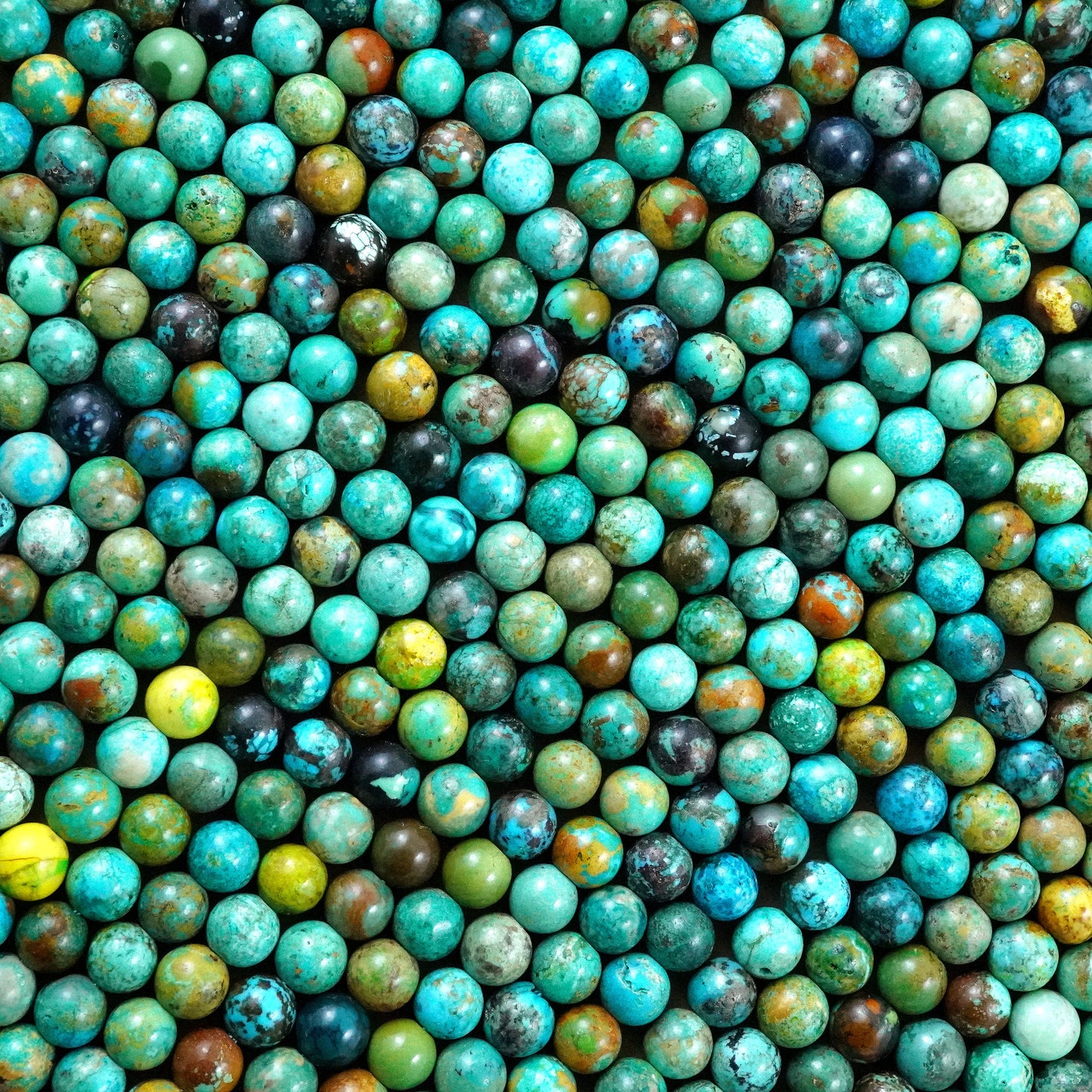 Turquoise (Round)(Smooth)(6mm)(15"Strand)