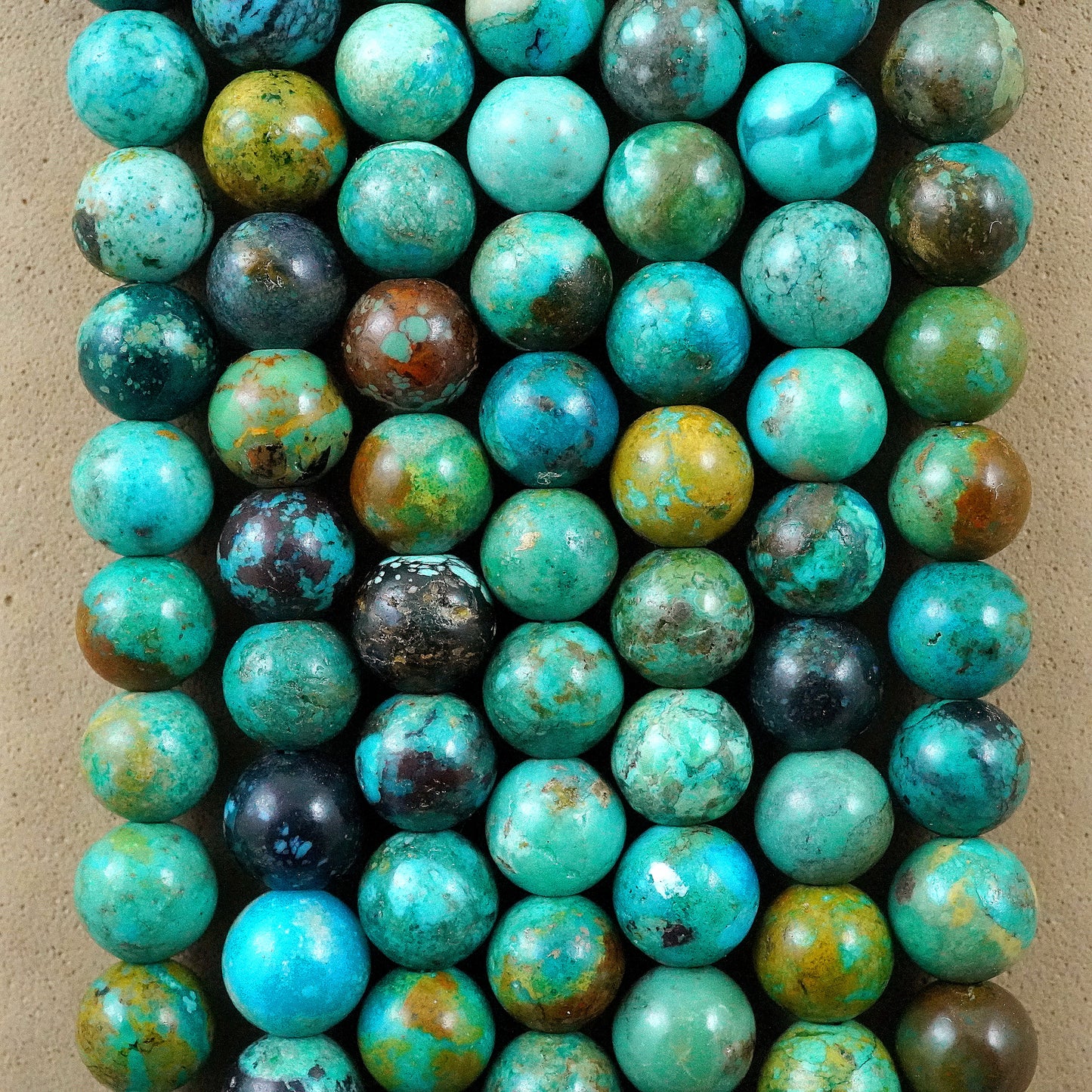 Turquoise (Round)(Smooth)(6mm)(15"Strand)