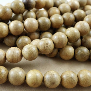 Tugas Wood (Round)(Smooth)(6mm)(8mm)(10mm)(16"Strand)