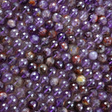 Super 7 (Round)(Faceted)(6mm)(8mm)(10mm)(16"Strand)