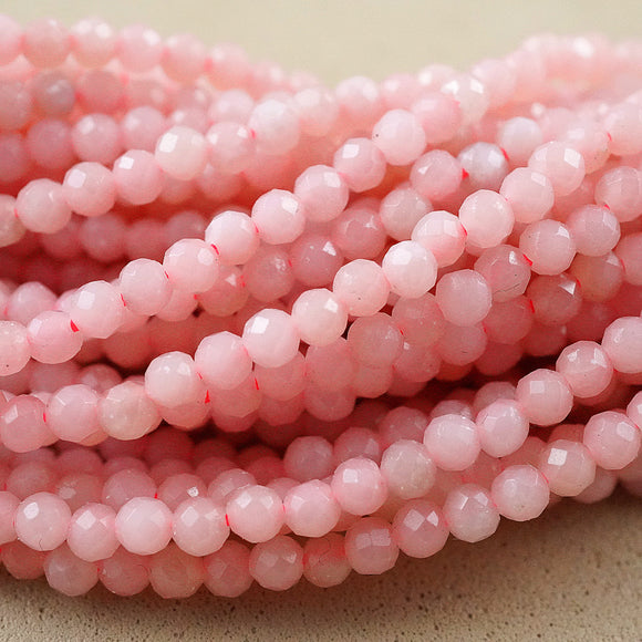 Pink Opal (Round)(Faceted)(2mm)(15