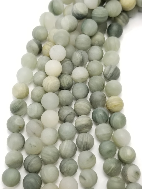 Seaweed Agate (Round)(Matte)(16