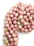Thulite (Round)(Faceted)(16"Strand)