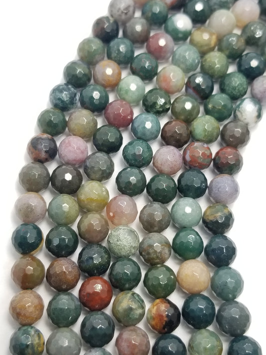 Fancy Jasper (Round)(Faceted)(16"Strand)