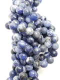 Sodalite (Round)(Faceted)(16"Strand)
