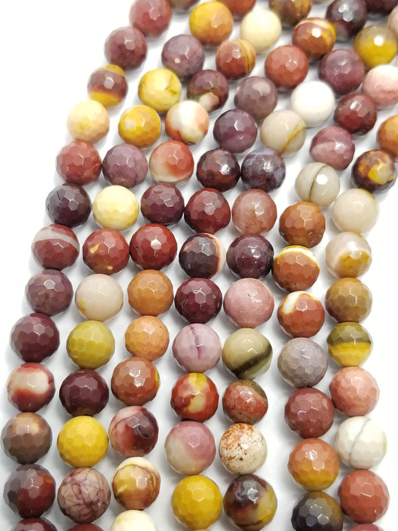 Mookaite (Round)(Faceted)(16