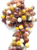 Mookaite (Round)(Faceted)(16"Strand)