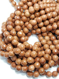 Goldstone (Round)(Faceted)(16"Strand)