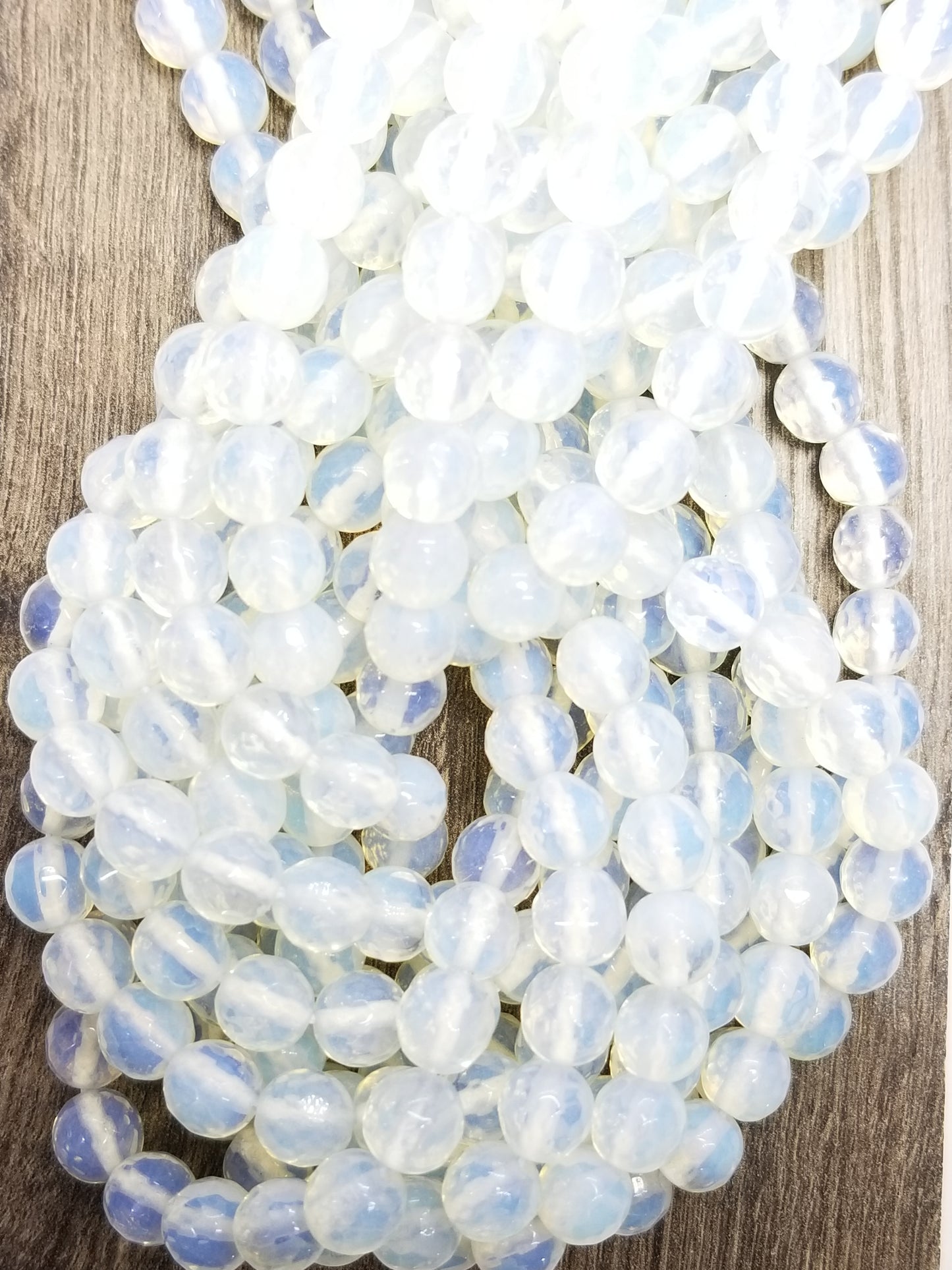 Opalite (Round)(Faceted)(16"Strand)