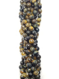 Hawk's Eye (Round)(Faceted)(16"Strand)