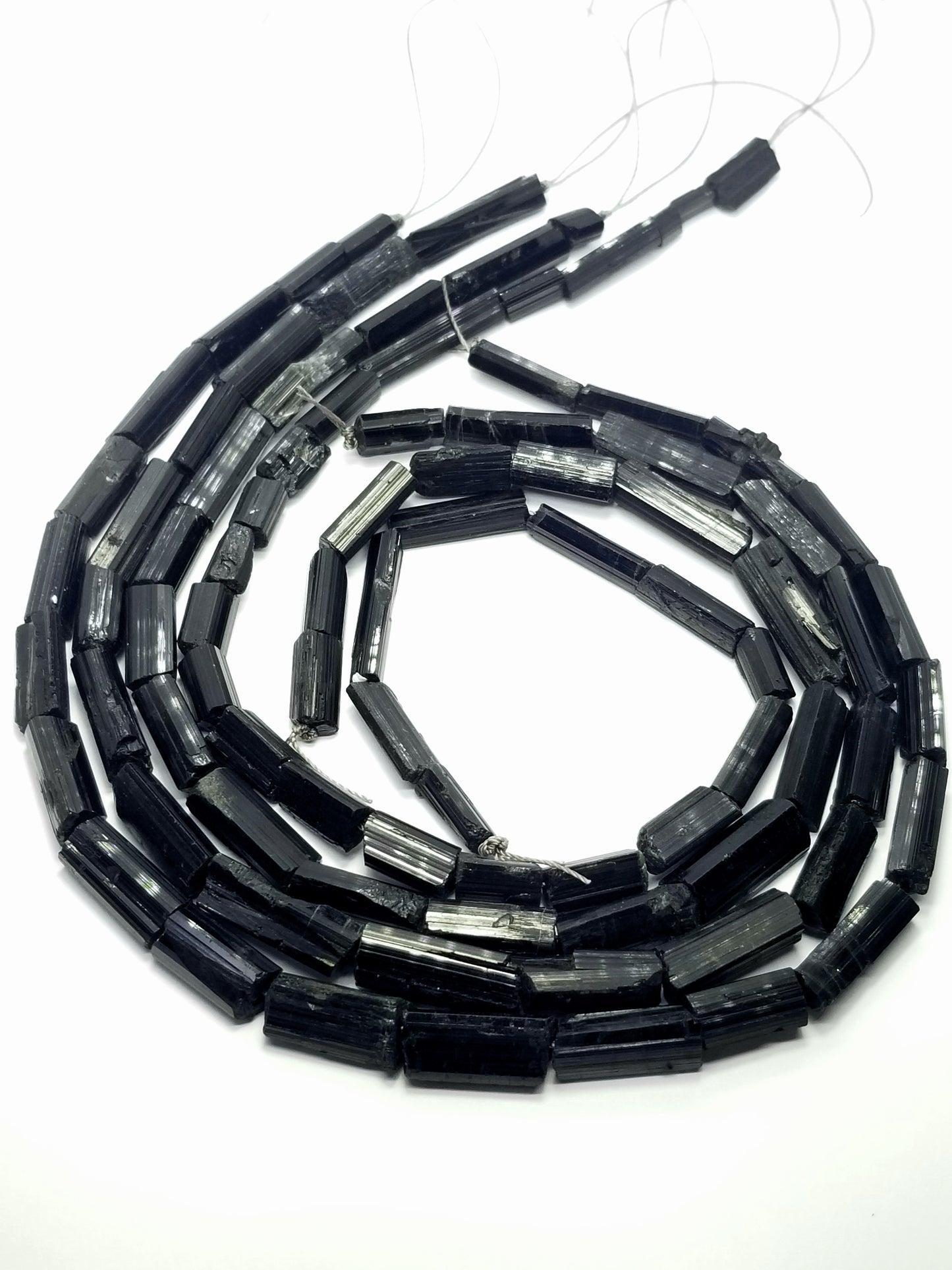 Black Tourmaline (Free Form)(16"Strand)